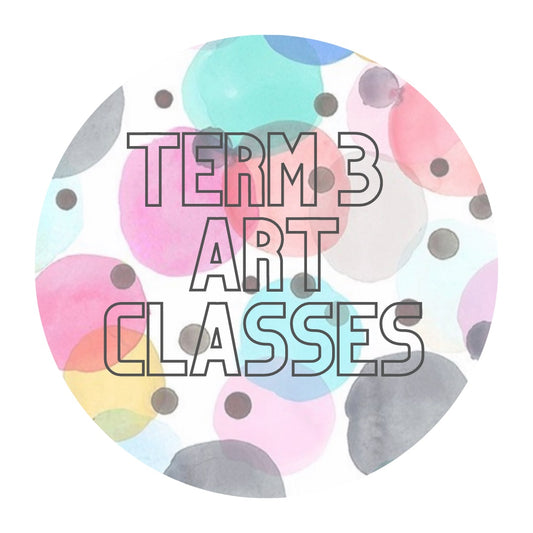 Term 3 - Kids Art Classes  15th July - 11th September